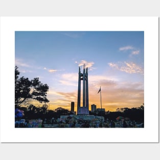 visit, appreciate, stroll, outing, park, green, travel, nature, outdoor, out, philippines, trip, quezon city, quezon memorial circle, monument Posters and Art